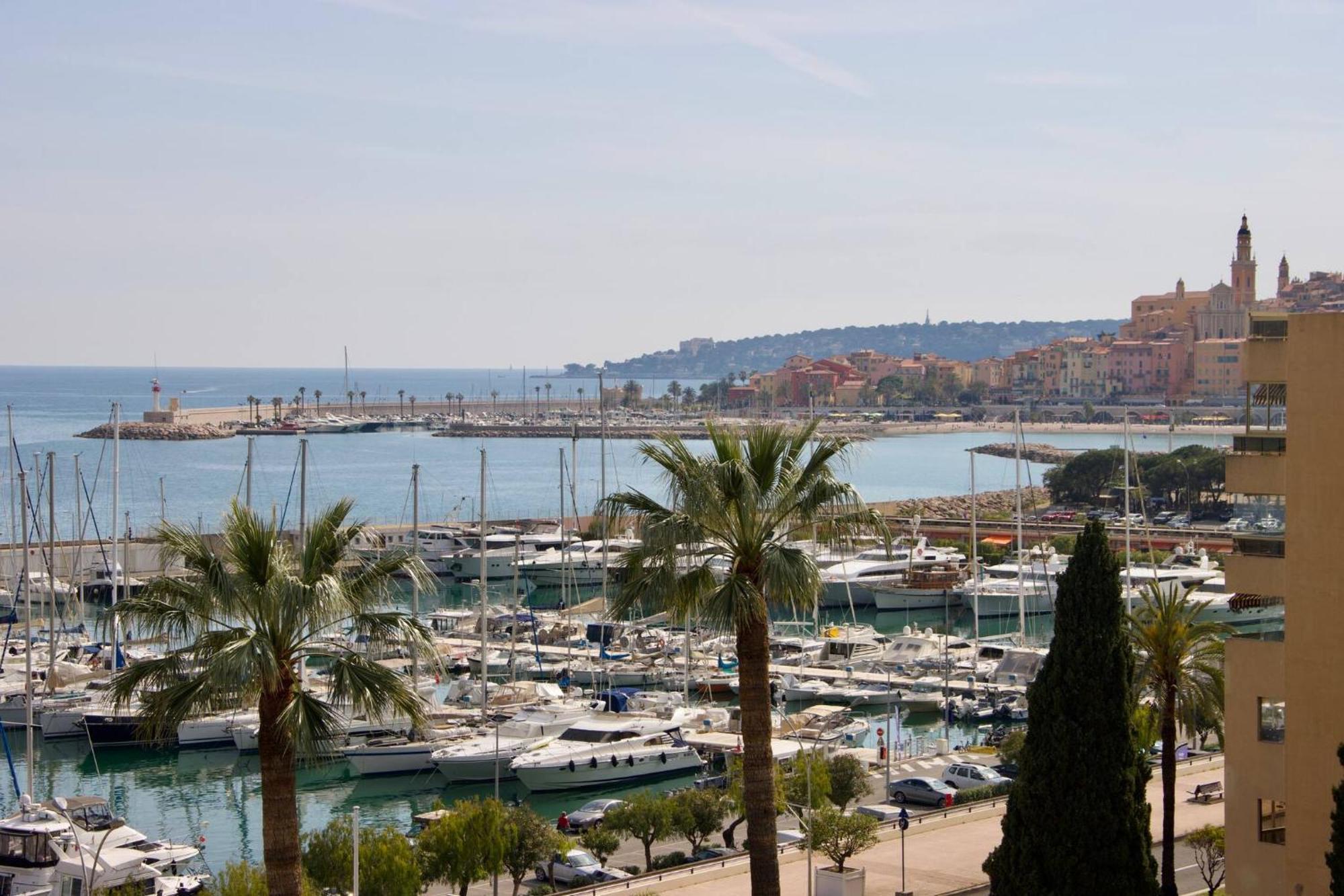 "Le Grand Hotel" Prestigieux Et Unique, Vue Mer Menton Eksteriør bilde